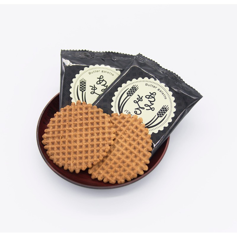 Sasa Wooden Candy Amimaru Butter Galette (2 Sheets x 10