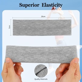 Headbands for Women Bandeau Cheveux Femme Hair Bands for Women Head Bands for Women's Hair Headbands for Men Black Headband Sweatband Hairbands Women Sports Headband White Headband