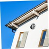 Mipcase Stainless Steel Soffit Vent Cover Rainproof Exhaust Vent for