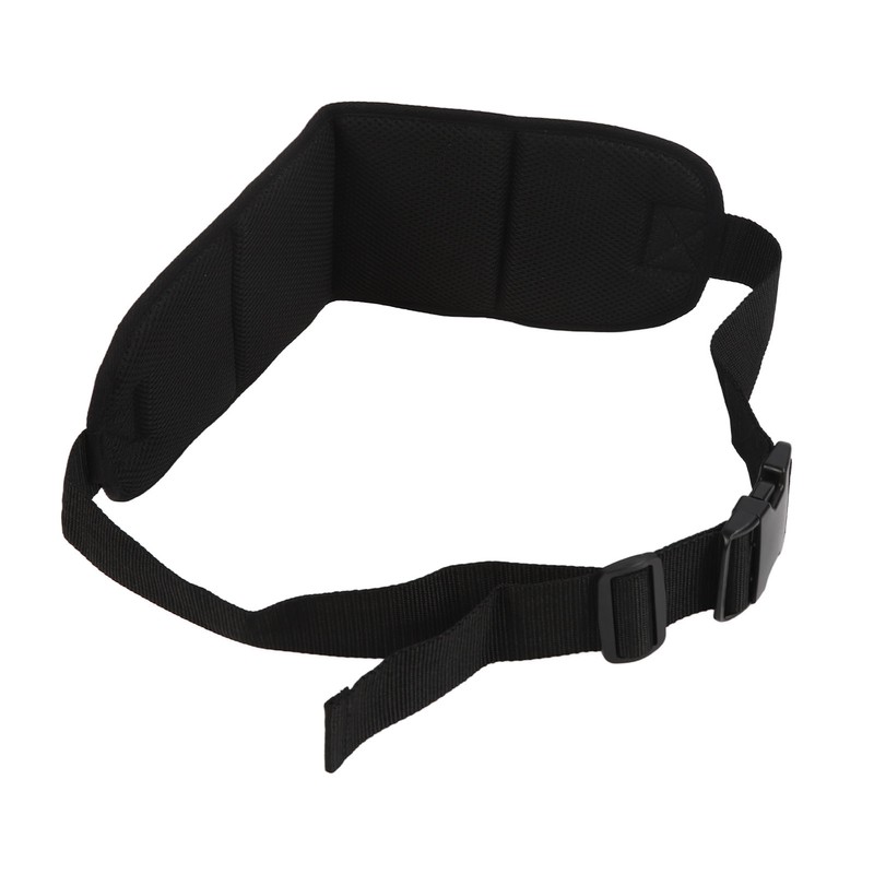 Wheelchair Seat Belt Wheelchair Black Padded Waist Restraint Harness Strap