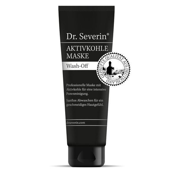 Black Mask: Dr. Severin activated carbon mask wash-off. Refined complexion + deep cleansing. Gentle to the skin. Fast action with satisfaction guarantee. Made in Germany.