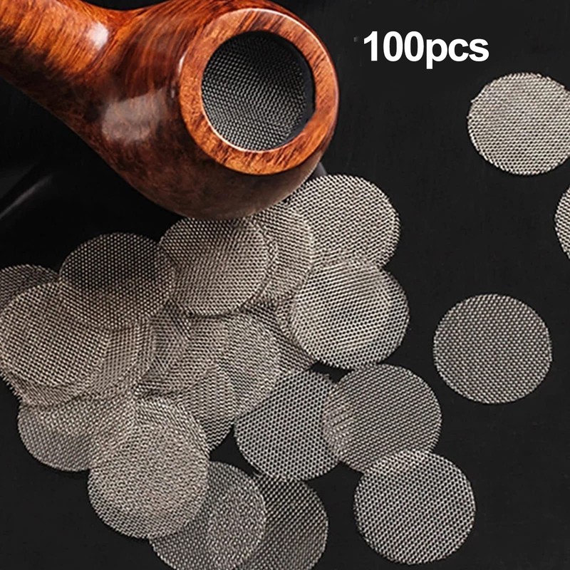 Pipe strainer, bong sieves 15 mm, stainless steel pipe screen