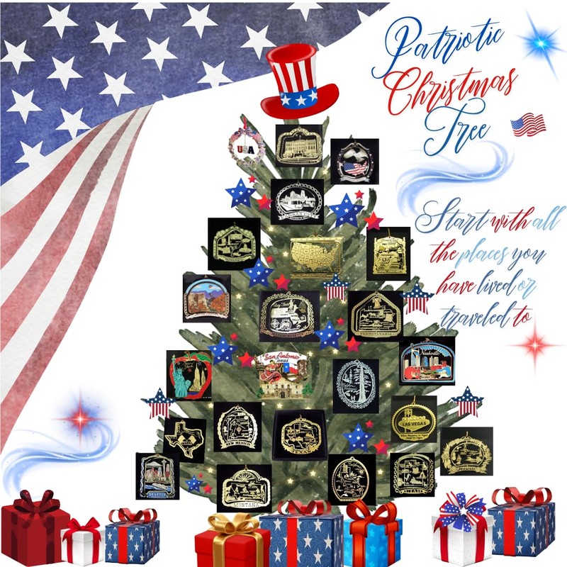 Hawaii Christmas ORNAMENT Hawaiian Island Travel Souvenir Gift