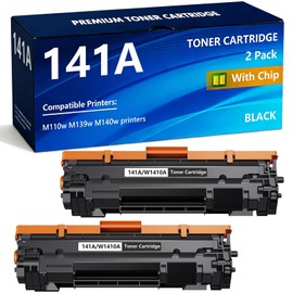 APRONE 141A Black Toner Cartridges 2-Pack with Chip