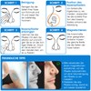 Magnetische Nasenpflaster (Starter Kit 30 Tage), Anti-Schnarch Nose Strips Magnet,