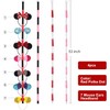 Nuolich 4Pcs Mouse Ears Headband Holder Polka Dot Vertical Organizer