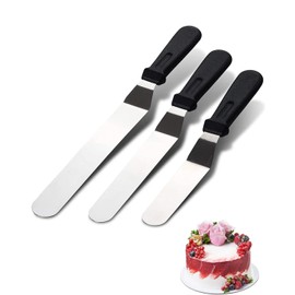 3 Piezas Espatulas Reposteria, Raspas Para Reposteria, Espatula, Espatulas, Adecuado Para La Decoración De Pasteles, Crema Para Pasteles, Galletas, Pasteles y Pasteles, Etc