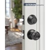 Brotima 2 Pack Entry Door Knob Lockset and Single Cylinder