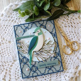 Bird Decor Metal Die Cuts,Bird Decoration Cutting Dies Cut Stencils for DIY Scrapbooking Cards Decorative Embossing Paper Dies for Scrapbooking Card Making