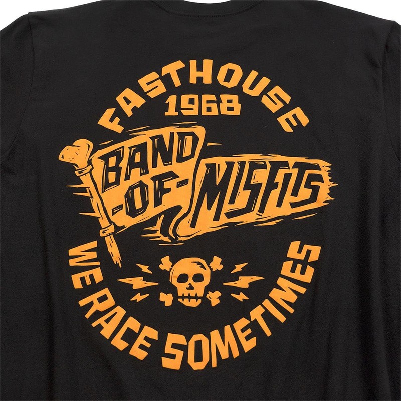 FASTHOUSE Marauder Tee (Black, Medium)
