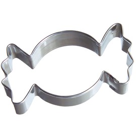 Foose Candy Wrapper Party Cracker Cookie Cutter 3.25 Inch –Tin Plated Steel Cookie Cutters – Candy Wrapper Party Cracker Cookie Mold