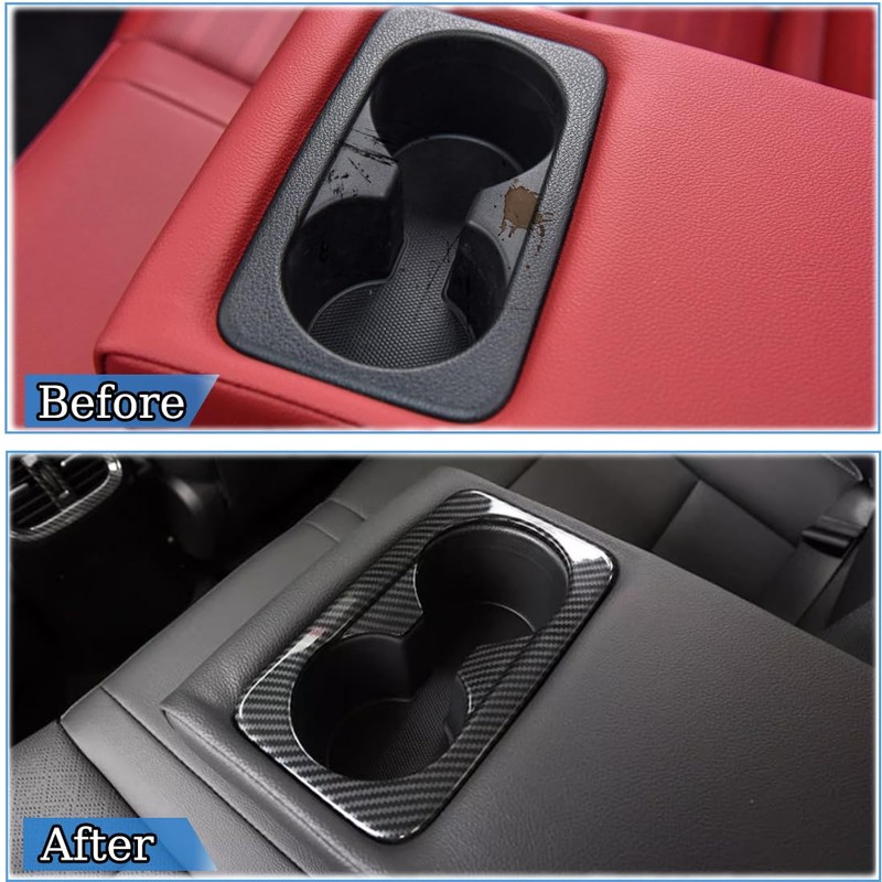 MUXEE Rear Water Cup Holder Panel Decoration Material for Kia