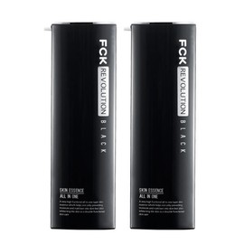 MAN Revolution Black Skin Essence All-in-One 130ml x 2 Men's Cosmetics Skin Lotion Essence Whitening effect + Wrinkle improvement functionality / 레볼루션블랙 스킨에센스 올인원 130ml x 2개 남성화장품 스킨 로션 에센스 미백효과+주름개선 기능성