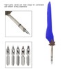 European Retro Quill Alloy Feather Writing with Pen Nibs Gift