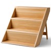 RoyalHouse Bamboo Spice Rack Organizer for Kitchen Cabinet, Countertop Display