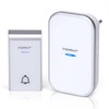 Aigostar doorbell, waterproof portable wireless bell set, doorbell kit, wireless