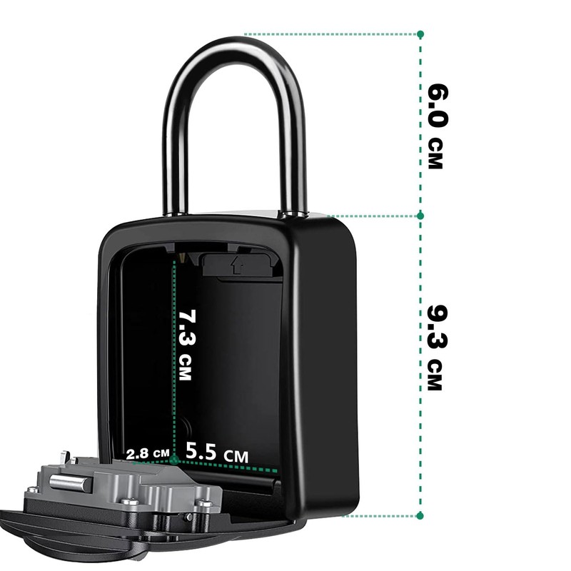 Lock, C-Timvasion Safe, 4-Digit Password Dial, Key Storage, Key Storage,