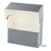 Lineco Archival Document Storage Box with Metal Edge, Acid-Free Gray
