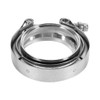 3" Inch Stainless Steel V Band Clamp with 2 Flange