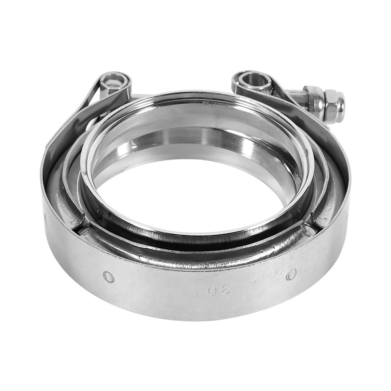 3" Inch Stainless Steel V Band Clamp with 2 Flange