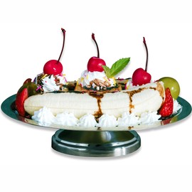 Nagao Tsubamesanjo Banana Sunday Plate, 7.9 inches (20.1 cm), 18-8 Stainless Steel, Made in Japan