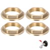 4pcs 1/2 Inch Nut with Flange Rear, Flange Hexagonal Locking