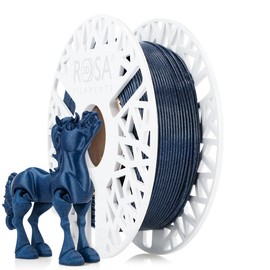 ROSA3D PLA Glitter Filament 1.75 mm for 3D Printer, Navy Blue Spool 0.5 kg
