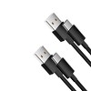 2 Pack Fast Charging USB C Cable Type C, Black