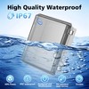 RTHIEAI Waterproof Outdoor IP67 Junction Box (8.7"x6.7"x4.3") with Mounting Plate,