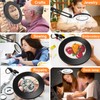 10X Magnifying Glass with Light and Stand, Dimmer Adjustable Swing