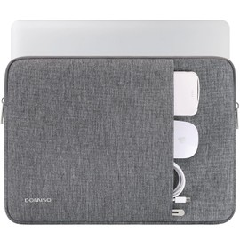 DOMISO Laptop Case Sleeve 17.3 inch Protective Laptop Carrying Case Bag Water-Resistant Notebook Accessories for HP Pavilion Envy 17/Dell IdeaPad/LG Gram/MSI/Razer Blade Pro 17,Grey