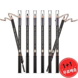 1+1 Missha Smudgeproof Wood Brow 3.5 90mm / 1+1 미샤 스머지프루프 우드 브로우3.5 90mm