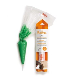 Decora, 0125000 Einweg-Spritzbeutel, Ideal zum Füllen von Gebäck, Dekorieren von Torten und Erstellen komplexer Details, 40 cm, Packung mit 24 Einwegbeuteln.