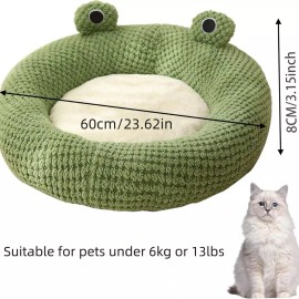 Soft And Breathable Plush Cute Pet Bed, Open Design Warm Pet Nest, Suitable For - XL