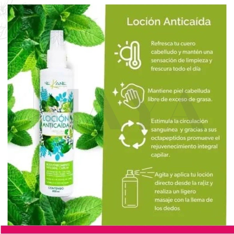 Nekane 24 Loción Anticaída Para Crecimineto De Cabello Nekane 300ml