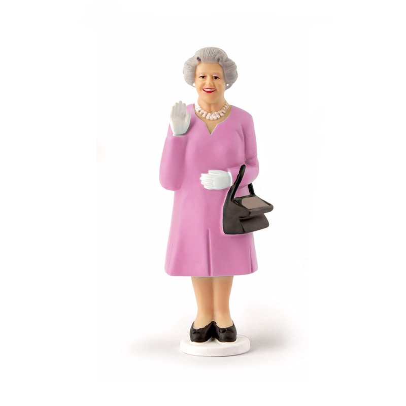 Kikkerland Figur winkenden Königin (Queen), solarbetriebene sortierte Farbe (1 Artikel)