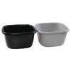 Inhouse Plastic Dish Pans for Kitchen Sinks, 2 Packs（18 Quart）