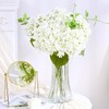 Waipfaru 4PCS Hydrangea Artificial Flowers, Real Touch, 20" Faux Hydrangea