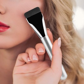 Foundation Makeup Pinsel, Foundation Pinsel Makeup Concealer Brush, Flacher Rouge Concealer Pinsel, Puderpinsel Ultra Dünn Make-up Pinsel für Flüssiger Fondation Damen