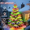 Etopgo Christmas Tree Lights with Star,2M 16 Lines 400LED Christmas