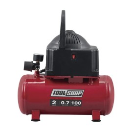 Tool Shop 2 Gallon Portable Electric Hot Dog Air Compressor 100 PSI 1/3 HP Oil Free Pump