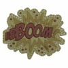 Emblem 3D PVC Boom! Brown / Green Badge Rubber Patch