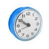 Ciglow Mini Waterproof Clock Electronic, Sucker Wall Clock Portable Bathroom
