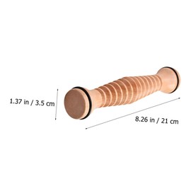 Anneome 2pcs Massager Wooden Roller Athlete Foot Treatment Tool for Deep Muscle Massage