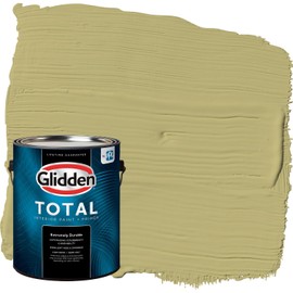 Glidden Total Interior Wall Paint & Primer All-in-One, Gracious Glow/Green, Flat, 1 Gallon