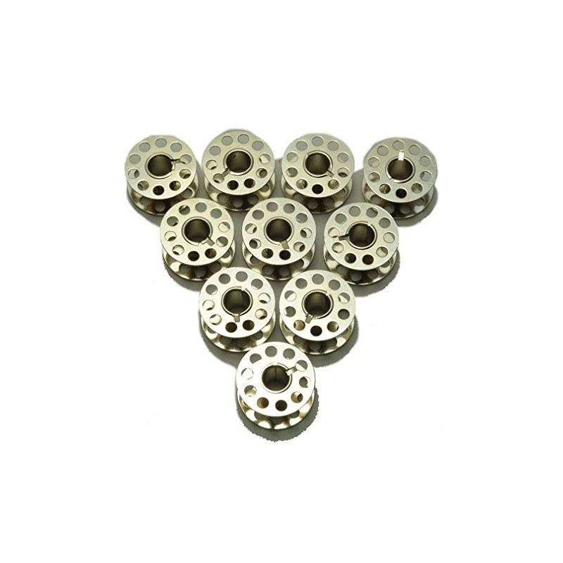 LORJE Sewing Machine Class 15 Metal Bobbins(10pc)