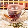 Mobestech Copper Tea Infuser Filter with Heat Resistant Plum Blossom