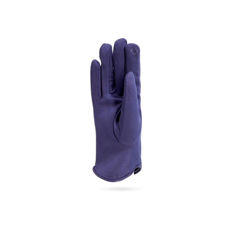 QUEEN HELENA Warm Elegant Winter Gloves for Women G22-4, blue