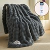 XINIUSLEEP Heated Blanket Electric Blanket 50"x60", Soft Faux Rabbit Fur