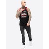 Lonsdale London ANDOVER Uomo Canotta nero L 100% cotone Regular